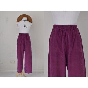 Vintage‎ 90s Boysenberry Corduroy Pants size 14T | 28-32 waist
